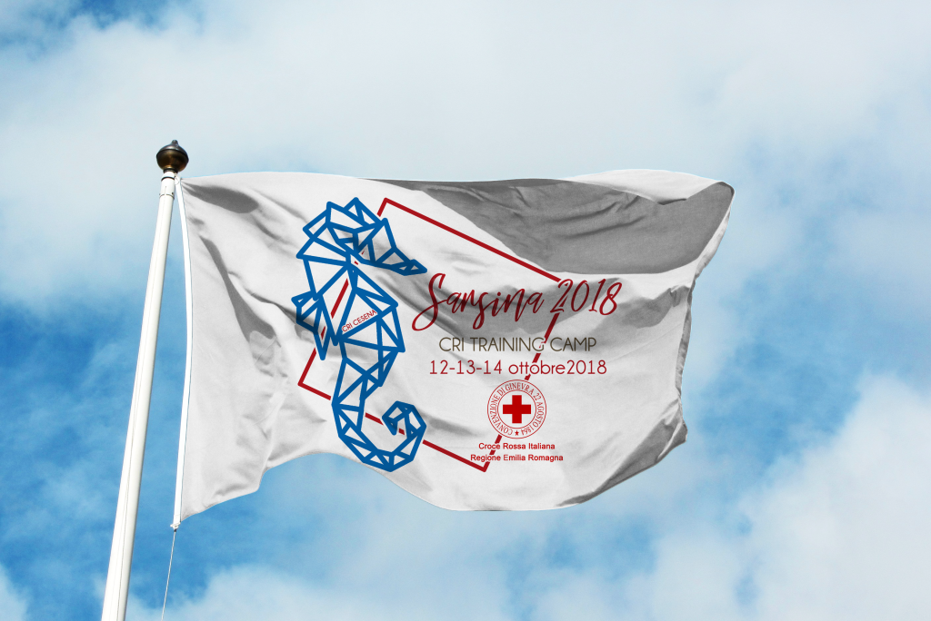 cri camp cesena Realistic-Flag