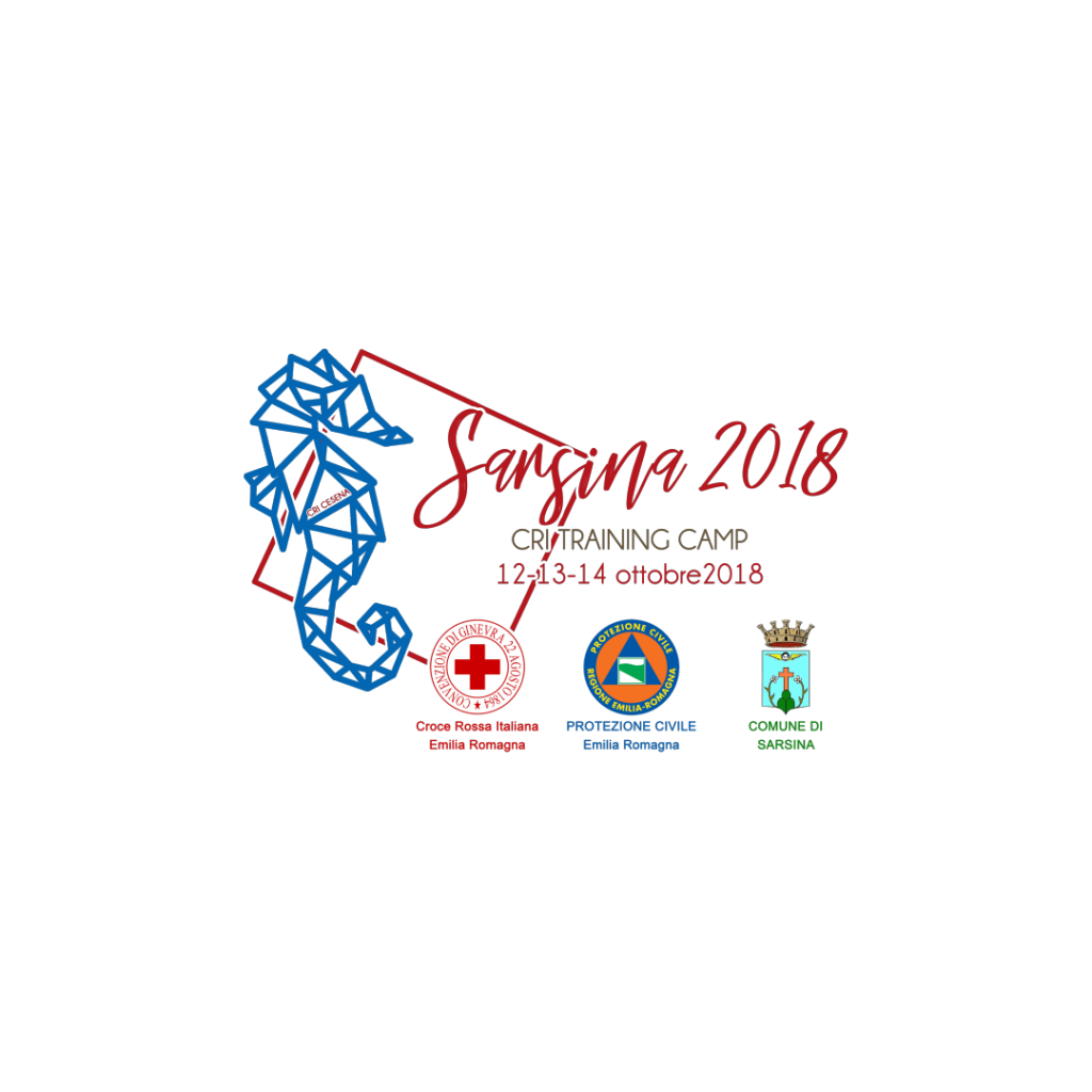 sarsina 2018- croce rossa italiana- logo design- cesena